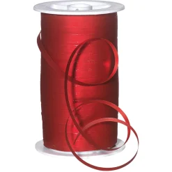 DecoWoerner Cintas De Regalo>Banda Metálica Mate, Anchura 5 Mm, Roja