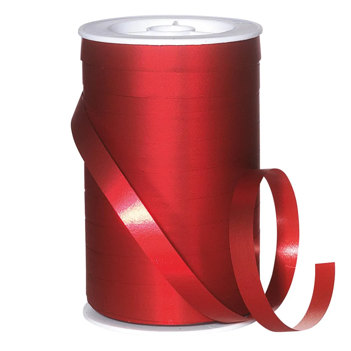 DecoWoerner Cintas De Regalo>Banda Metálica Mate, Anchura 10 Mm, Roja