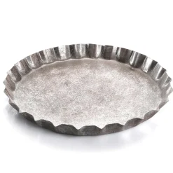 DecoWoerner Decoración De Otoño|Decoración De Verano>Bandeja De Corcho Con Corona De Metal, 42 Cm Ø, 5 Cm De Altura