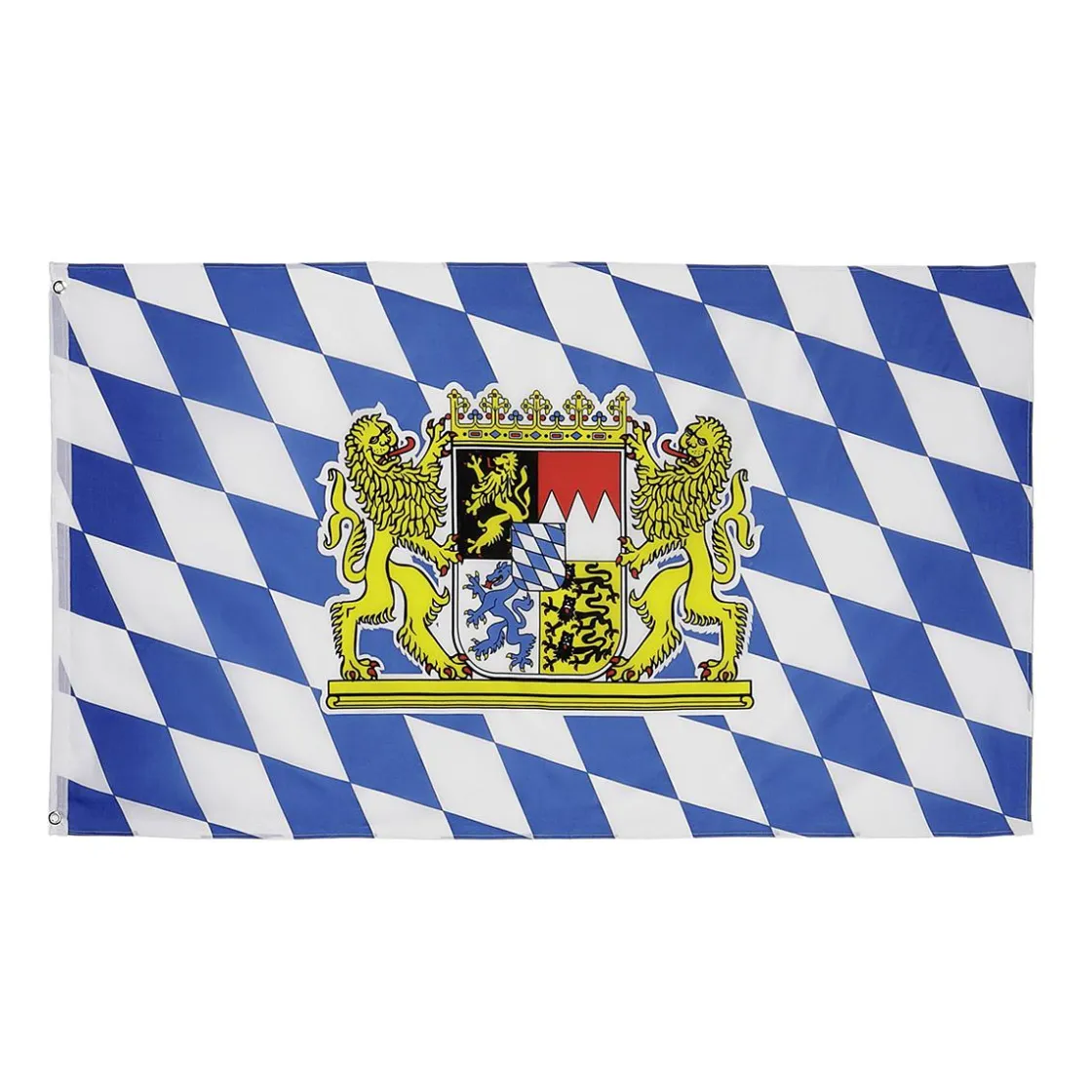 DecoWoerner Decoración Temática>Bandera De Tela Baviera Con Ojales 90 X 150 Cm