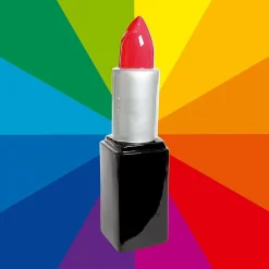 DecoWoerner Decoración Navideña Xxl>Barra De Labios Decorativa 60 Cm