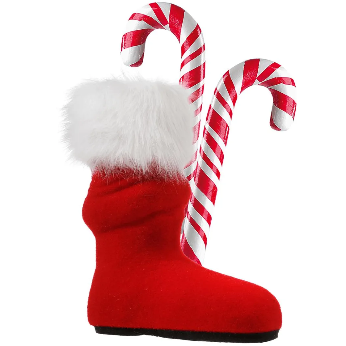 DecoWoerner Chupetes Xxl|Figuras De Navidad>Bastón De Azúcar XXL Alimento De Imitación 60 Cm