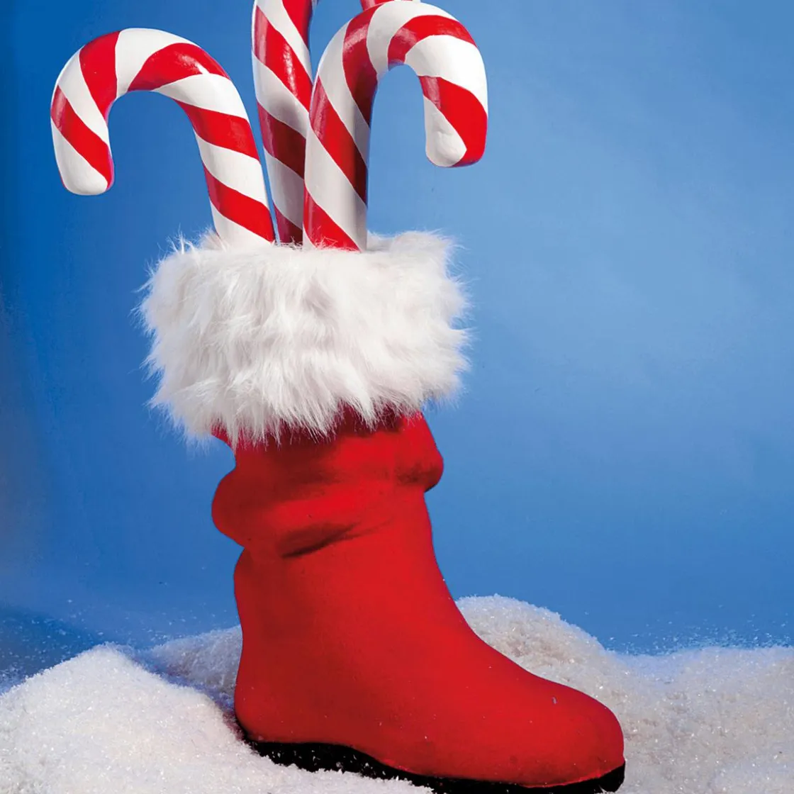 DecoWoerner Chupetes Xxl|Figuras De Navidad>Bastón De Azúcar XXL Alimento De Imitación 60 Cm