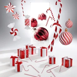 DecoWoerner Chupetes Xxl|Figuras De Navidad>Bastones De Azúcar XXL Alimento De Imitación 5 Piezas 50 Cm