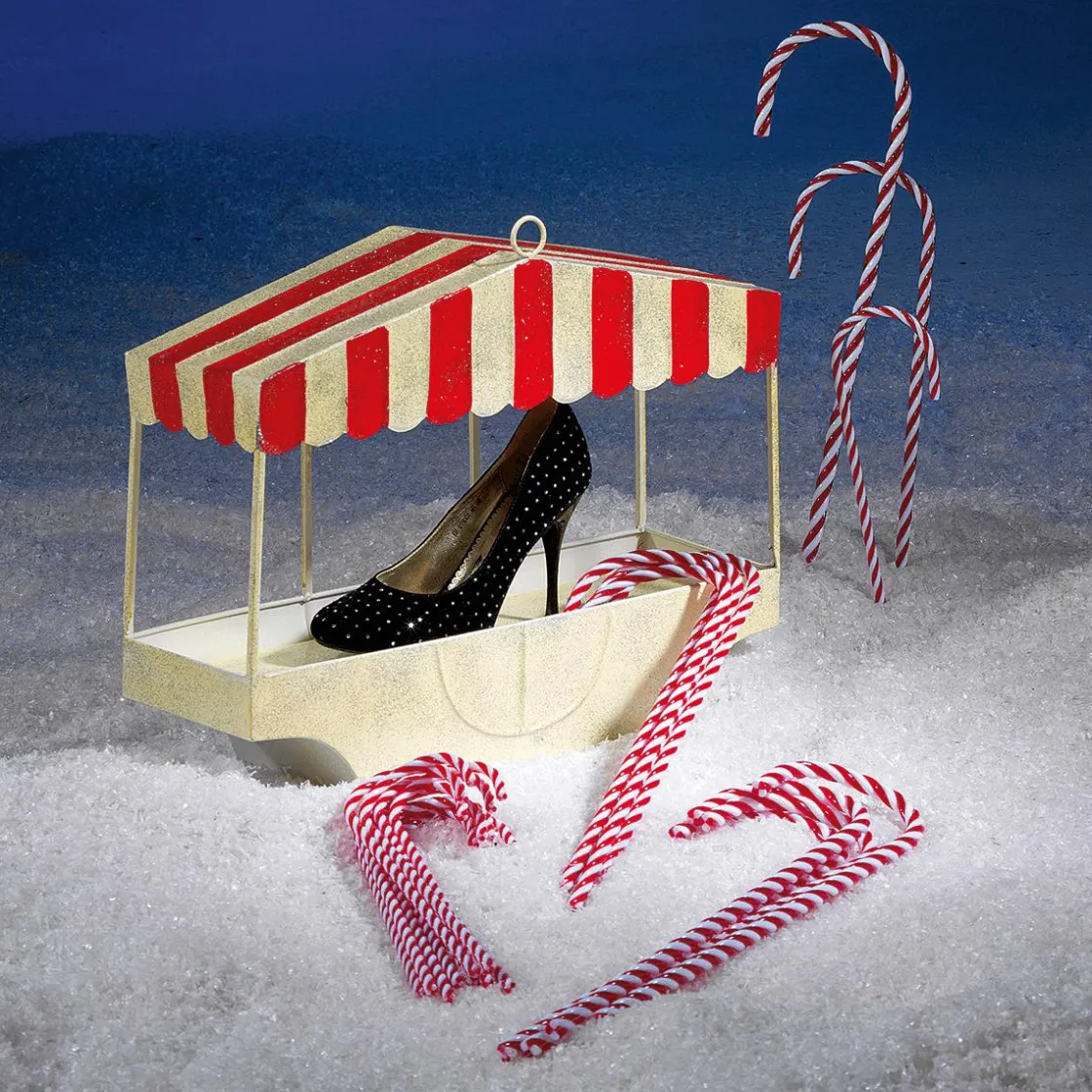 DecoWoerner Chupetes Xxl|Figuras De Navidad>Bastones De Azúcar XXL Alimento De Imitación 5 Piezas 50 Cm
