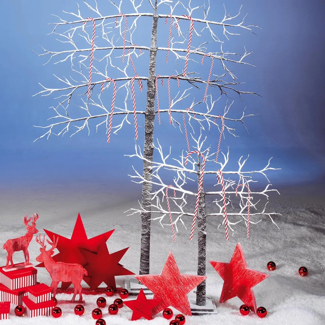 DecoWoerner Chupetes Xxl|Figuras De Navidad>Bastones De Azúcar XXL Alimento De Imitación 5 Piezas 50 Cm
