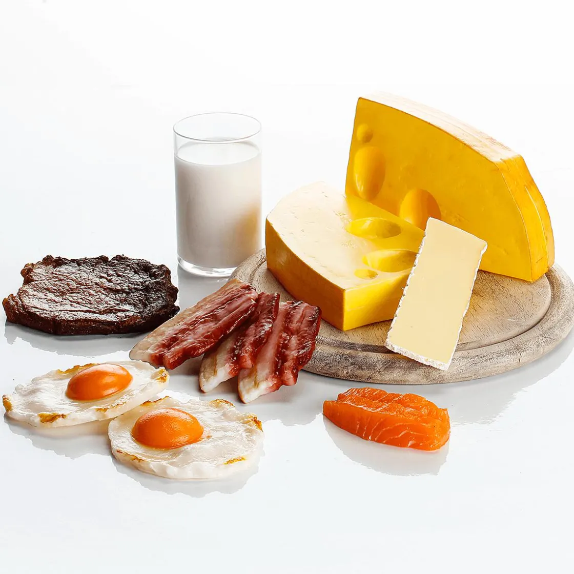DecoWoerner Bebidas>Bebida Vaso De Leche Alimento De Imitación 10 Cm