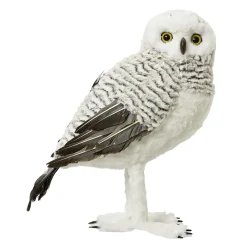 DecoWoerner Decoración De Animales|Decoración De Invierno>Búhos Decorativos De Piel Sintética 48 Cm