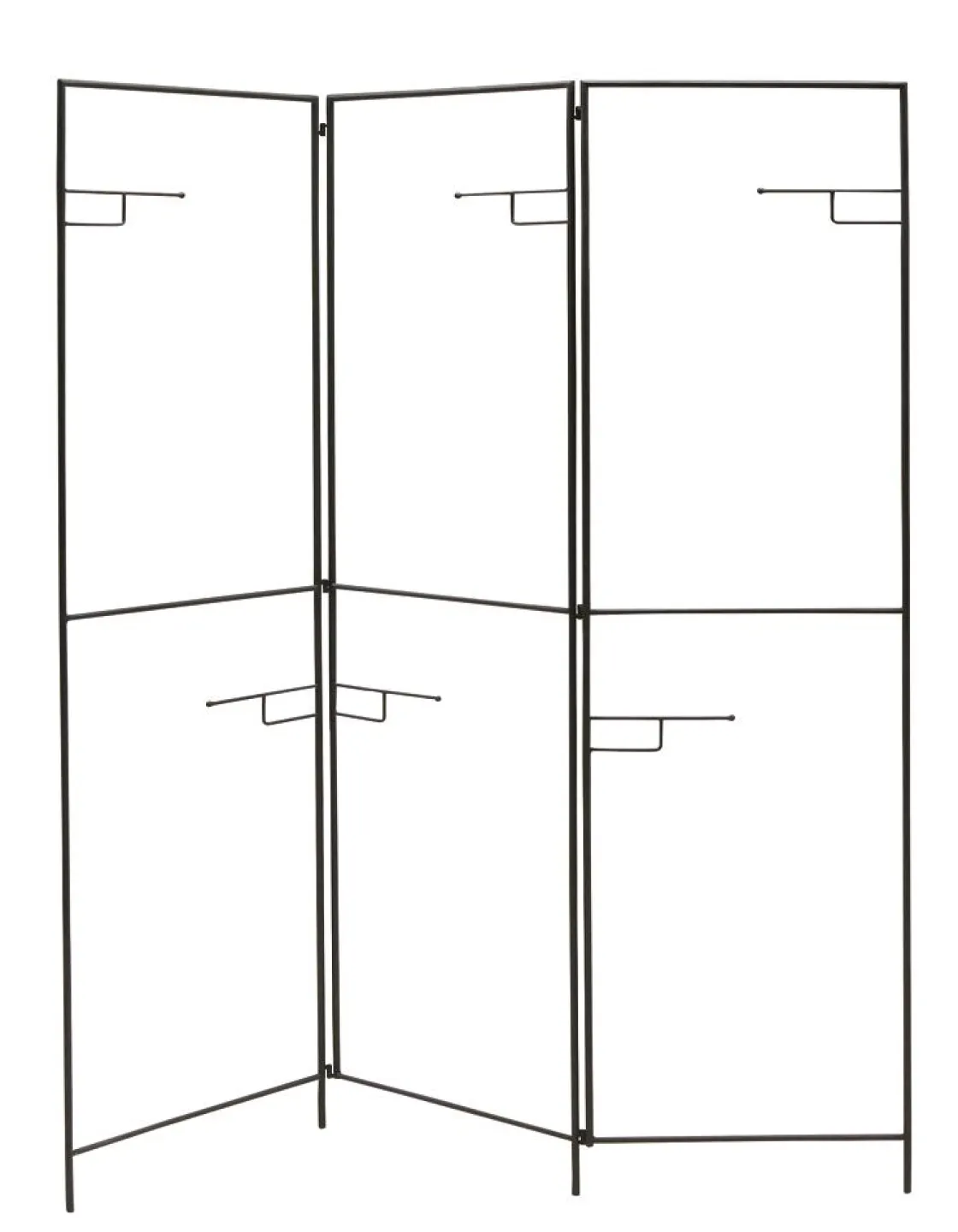 DecoWoerner Expositores Para Tiendas>Biombo De Metal Altura 180 Cm