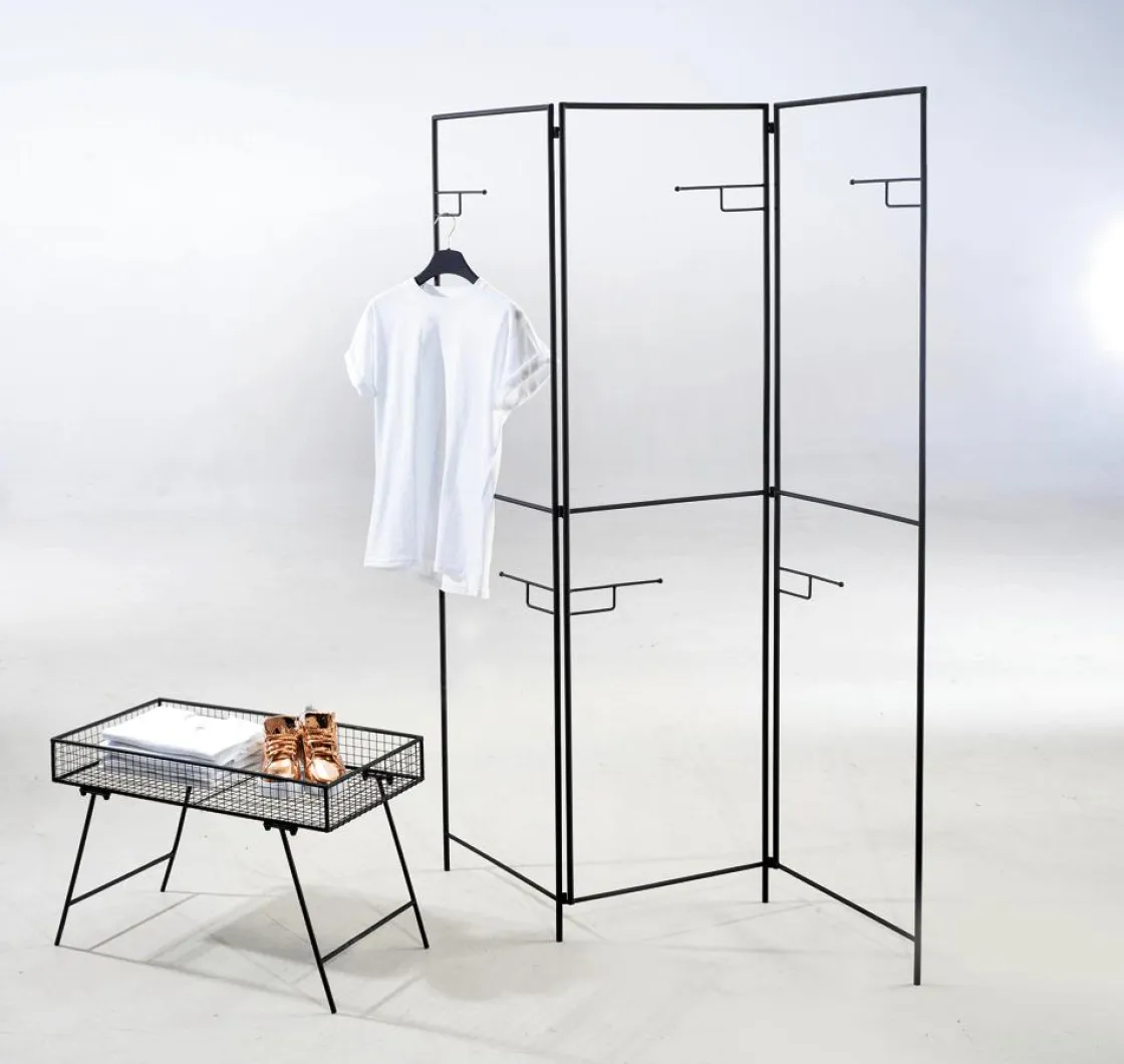 DecoWoerner Expositores Para Tiendas>Biombo De Metal Altura 180 Cm