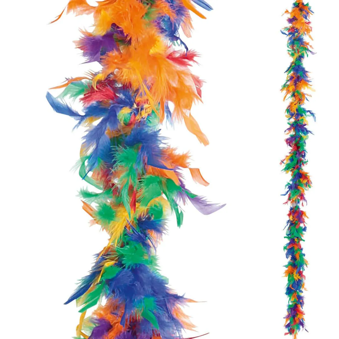 DecoWoerner Decoración Temática>Boa De Plumas, Colorida, 180 Cm