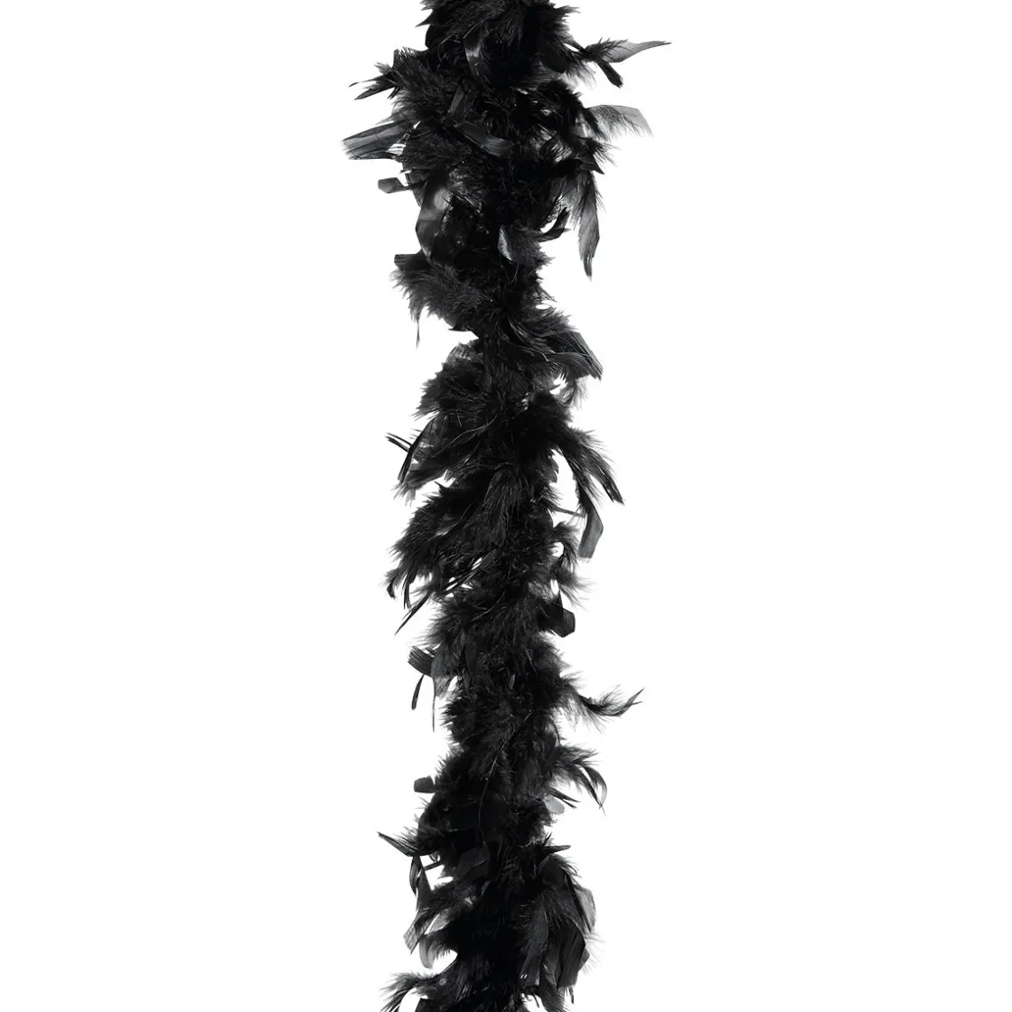 DecoWoerner Decoración Temática>Boa De Plumas, Negra, 180 Cm