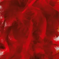 DecoWoerner Decoración Temática>Boa De Plumas, Roja, 180 Cm