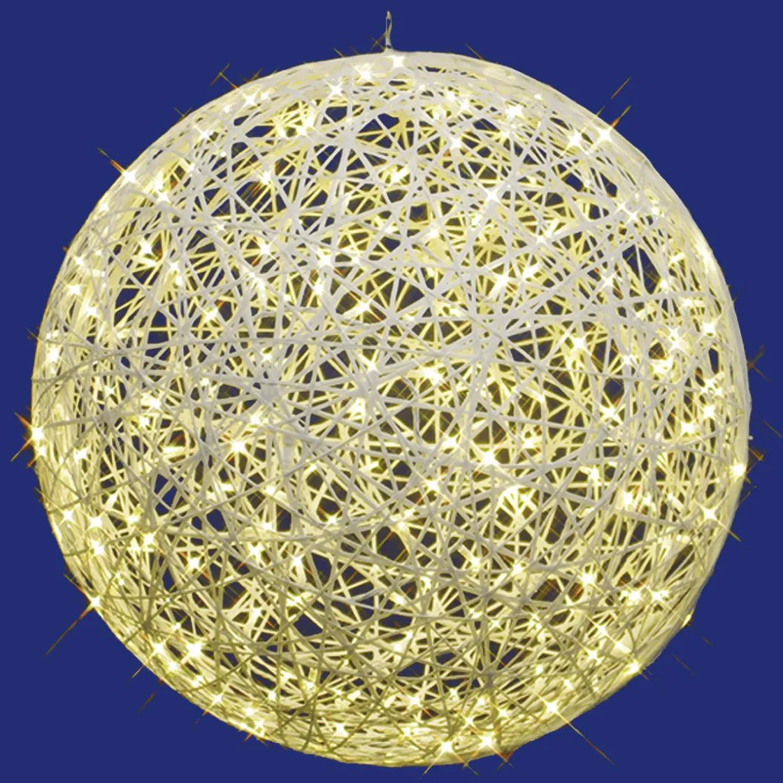 DecoWoerner Luces De Navidad>Bola 3D De Fibra De Vidrio Con Luz IP67, 100 Cm Ø