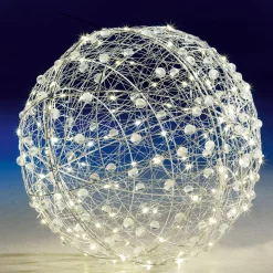 DecoWoerner Luz Decorativa|Luces De Navidad>Bola De Alambre Con Luz LED Ø 45 Cm