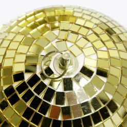 DecoWoerner Decoración Temática>Bola De Discoteca Dorada, Ø 30 Cm