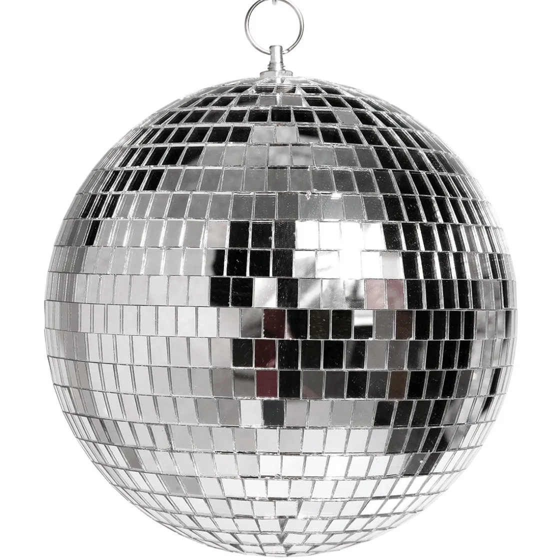 DecoWoerner Decoración Temática>Bola De Discoteca Plateada, Ø 20 Cm