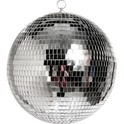 DecoWoerner Decoración Temática>Bola De Discoteca Plateada, Ø 30 Cm