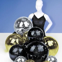 DecoWoerner Decoración Temática>Bola De Discoteca Roja, Ø 30 Cm
