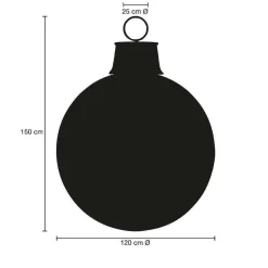 DecoWoerner Bolas De Navidad>Bola De Navidad 120 Cm, Colores Personalizados
