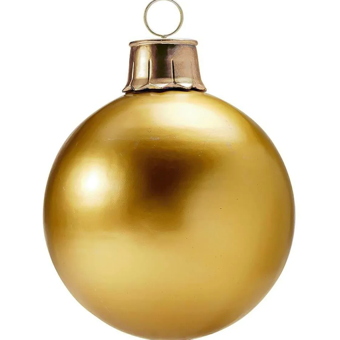 DecoWoerner Decoración Navideña Xxl>Bola De Navidad, Color Dorado, Ø 70 Cm