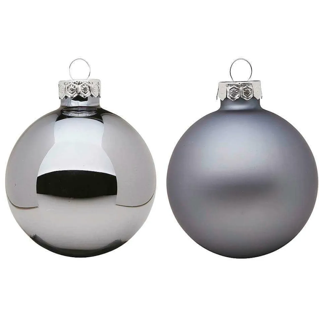 DecoWoerner Bolas De Navidad>Bola De Navidad De Vidrio 6 Cm, Azul Piedra, 10 Piezas