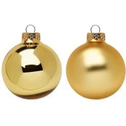 DecoWoerner Bolas De Navidad>Bola De Navidad De Vidrio 8 Cm, , 6 Piezas