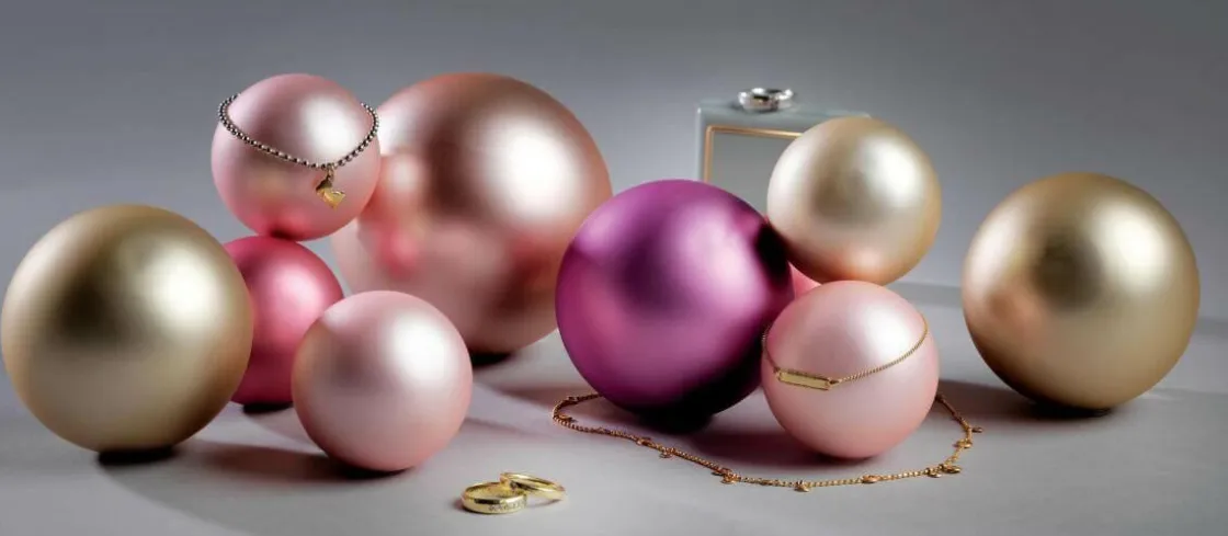 DecoWoerner Bolas De Navidad>Bola De Navidad De Vidrio 8 Cm, Oscuro, 6 Piezas