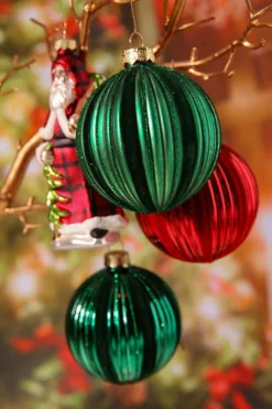 DecoWoerner Bolas De Navidad>Bola De Navidad De Vidrio 8 Cm, 2 Piezas,