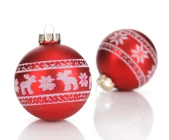 DecoWoerner Bolas De Navidad>Bola De Navidad De Vidrio "Nordic" 8 Cm, 12 Piezas