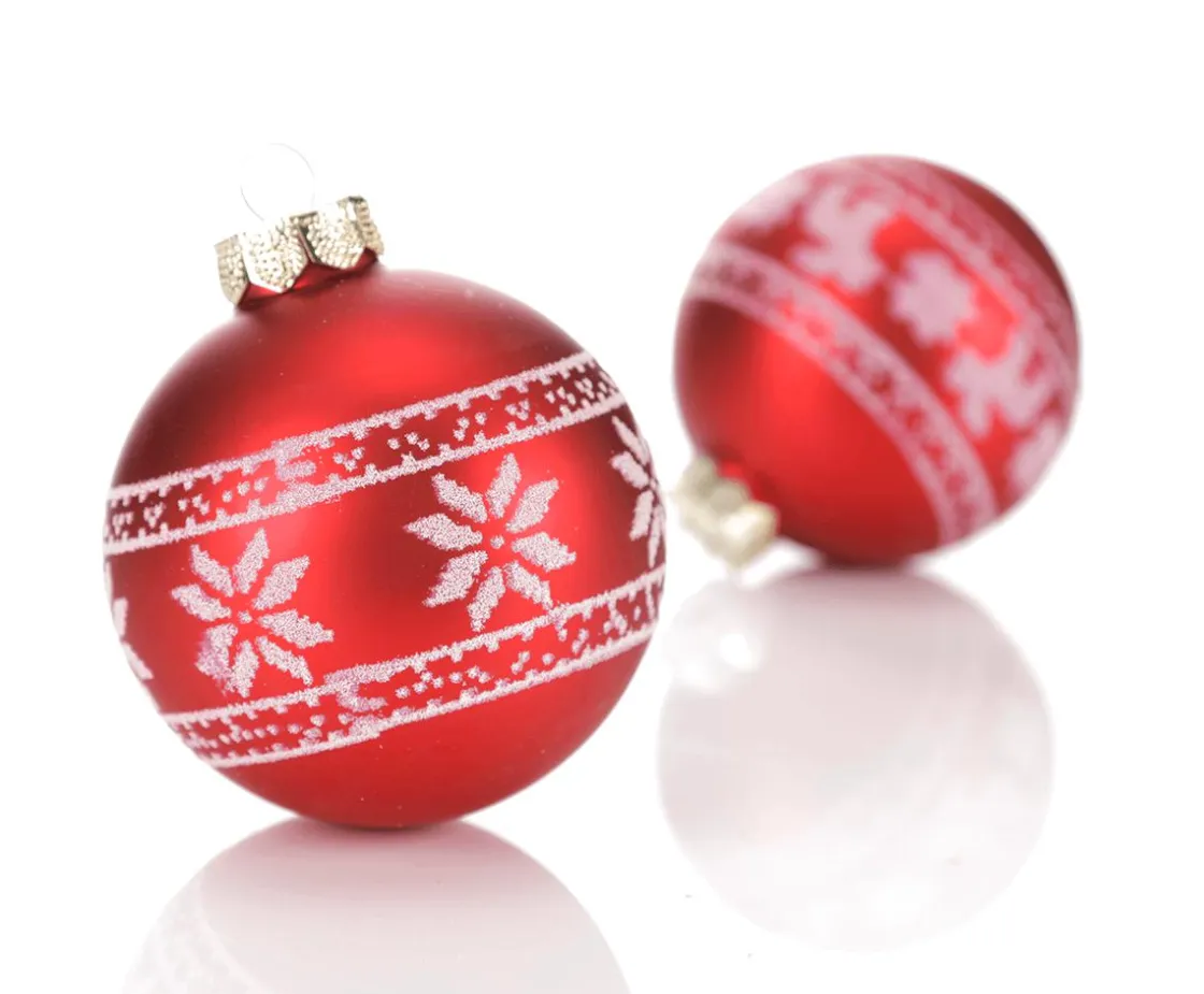 DecoWoerner Bolas De Navidad>Bola De Navidad De Vidrio "Nordic" 8 Cm, 12 Piezas