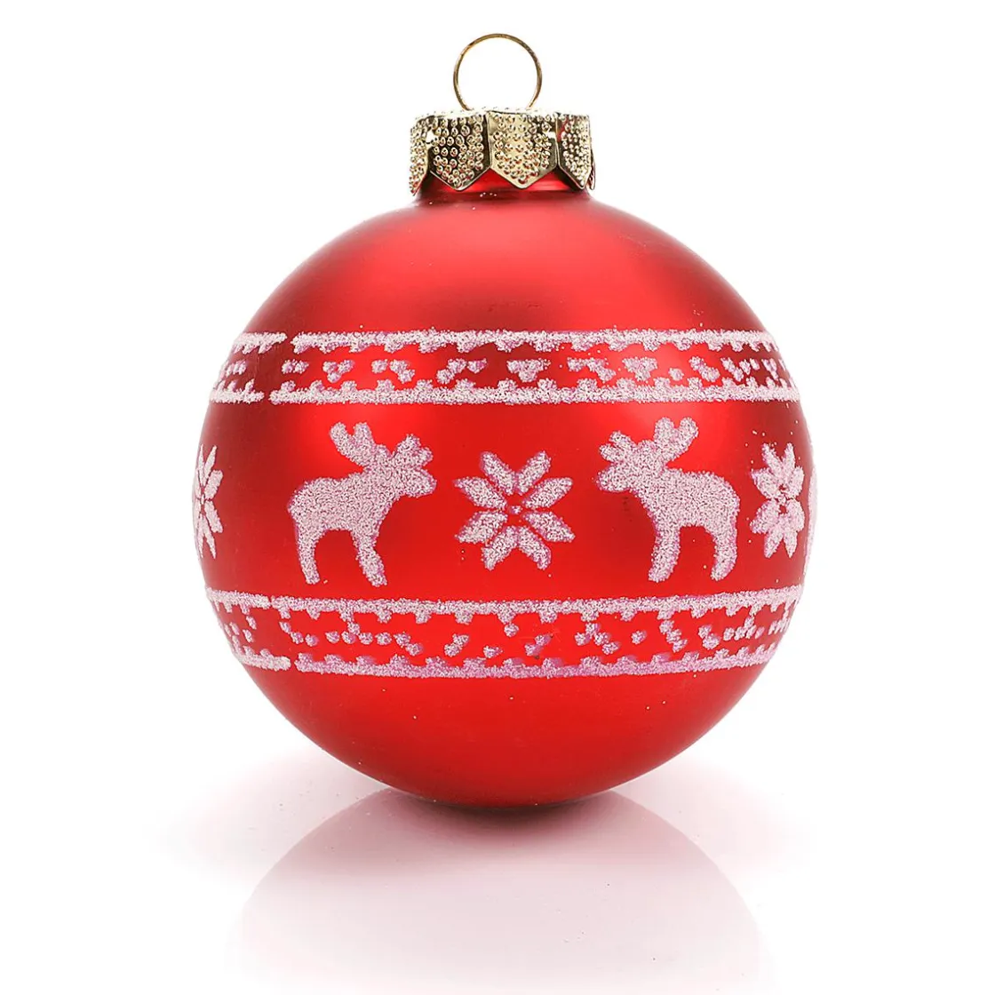 DecoWoerner Bolas De Navidad>Bola De Navidad De Vidrio "Nordic" 8 Cm, 12 Piezas