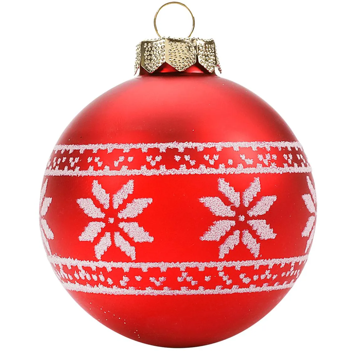DecoWoerner Bolas De Navidad>Bola De Navidad De Vidrio "Nordic" 8 Cm, 12 Piezas