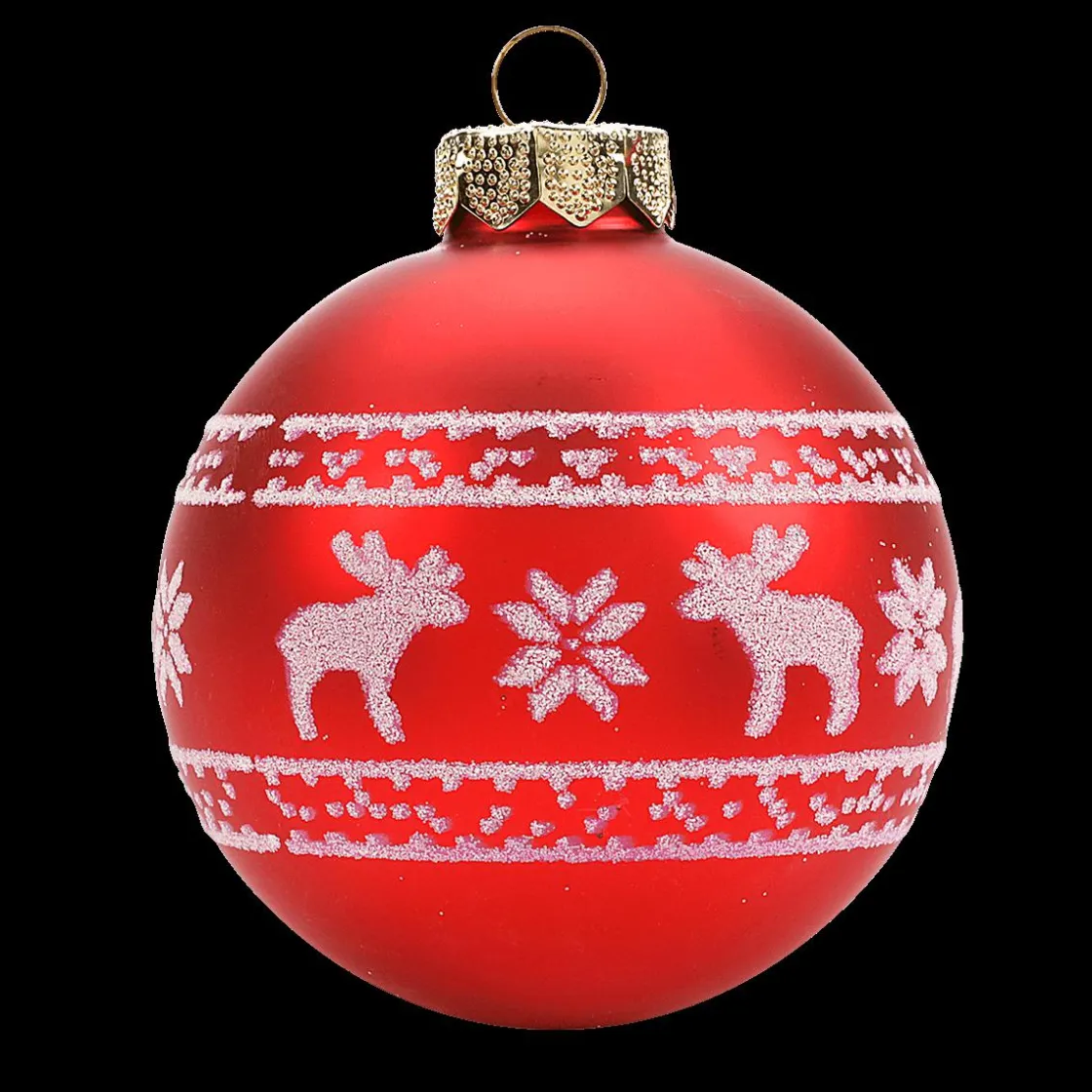 DecoWoerner Bolas De Navidad>Bola De Navidad De Vidrio "Nordic" 8 Cm, 12 Piezas