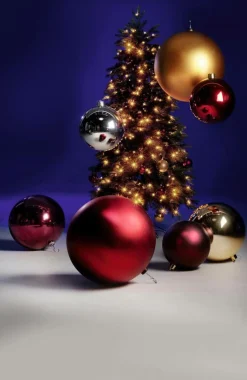 DecoWoerner Bolas De Navidad>Bola De Navidad XXL Brillante, 30 Cm