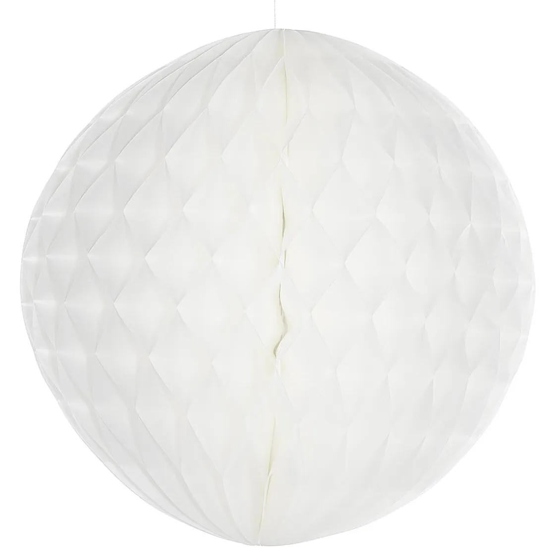 DecoWoerner Decoración Temática>Bola De Nido De Abeja Blanca, Ignífuga, B1 30 Cm Ø
