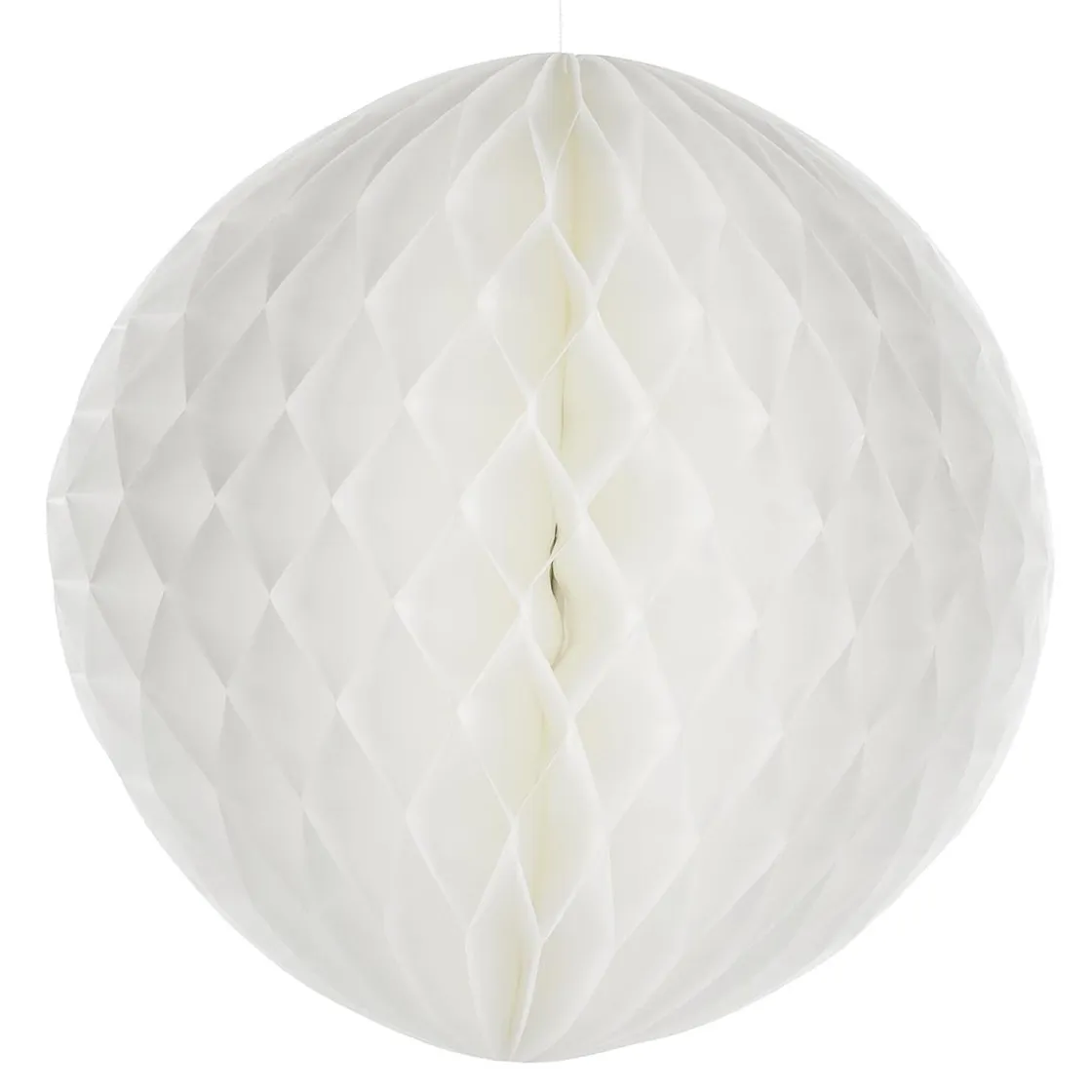 DecoWoerner Decoración Temática>Bola De Nido De Abeja Blanca, Ignífuga, B1 30 Cm Ø