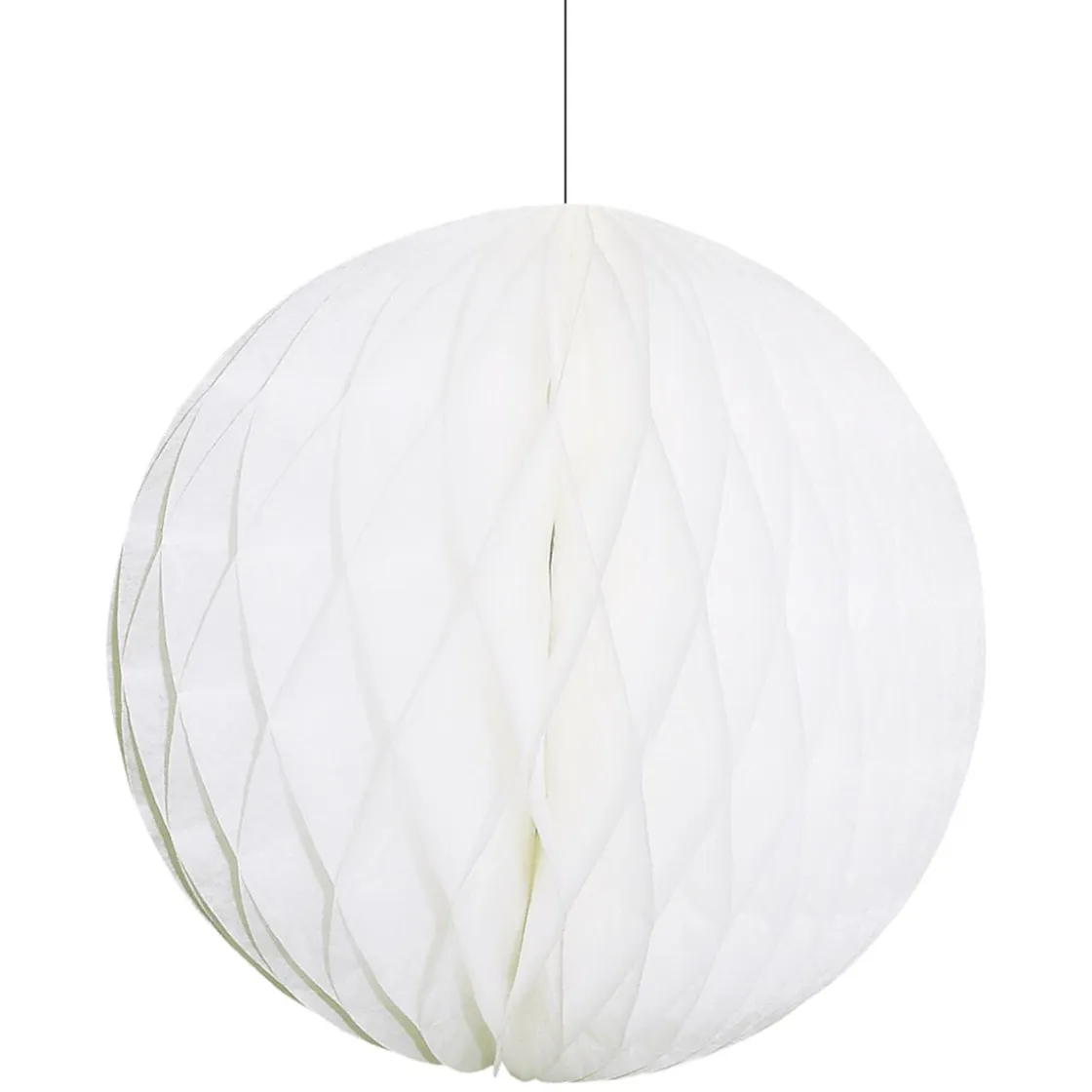 DecoWoerner Decoración Temática>Bola De Nido De Abeja Blanca, Ignífuga, B1 30 Cm Ø