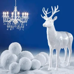 DecoWoerner Decoración De Invierno>Bola De Nieve Decorativa, Ø 30 Cm