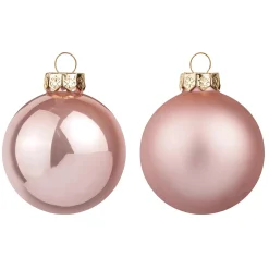 DecoWoerner Bolas De Navidad>Bolas De Cristal Altrosé 6 Cm Ø - 24 Piezas