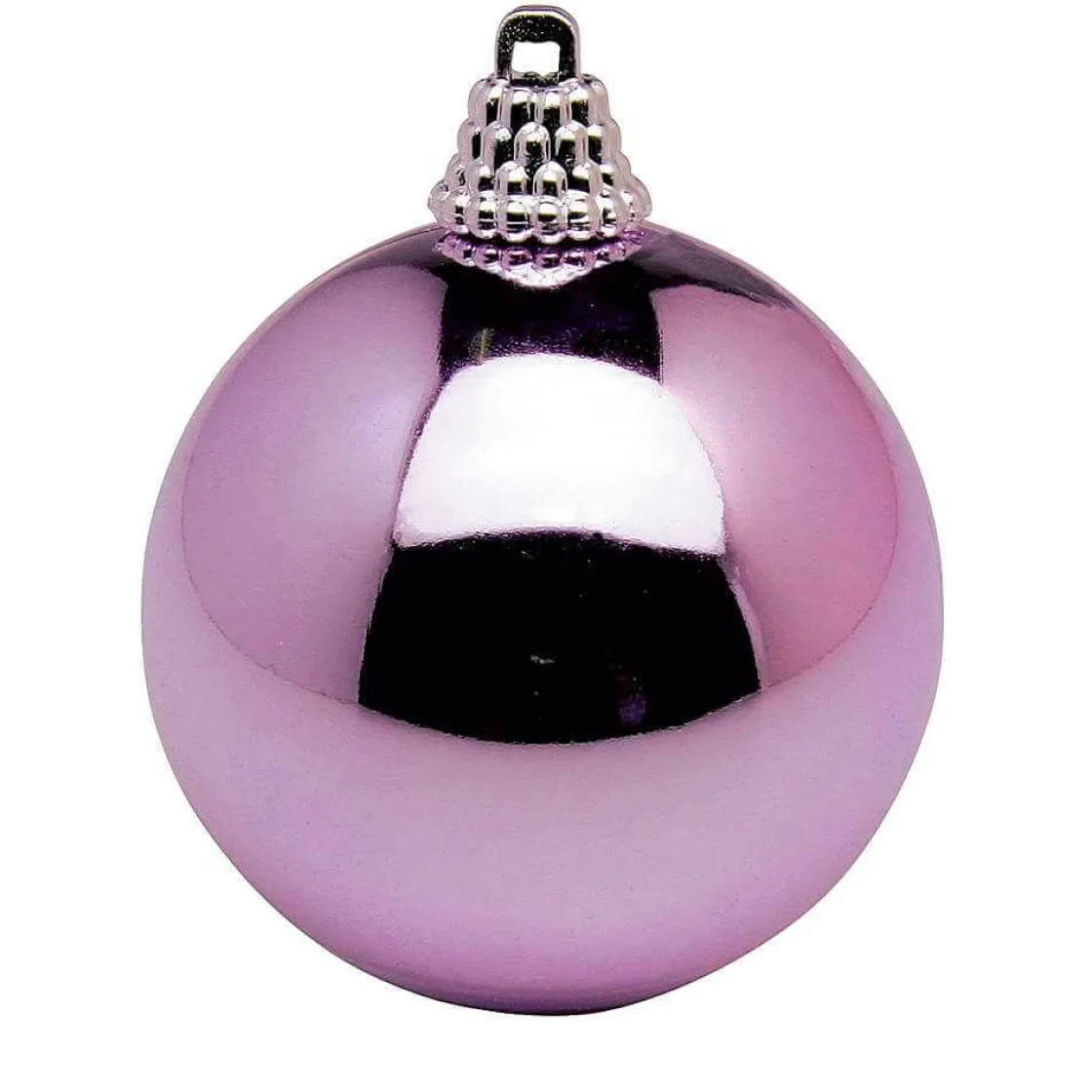 DecoWoerner Bolas De Navidad>Bolas De Navidad Brillantes 6 Cm Color Lila