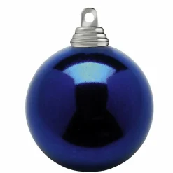 DecoWoerner Bolas De Navidad>Bolas De Navidad Brillantes De Color Noche, De Plástico Ignífugo, De 6 Cm De Diámetro - 24 Unidades.