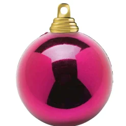 DecoWoerner Bolas De Navidad>Bolas De Navidad Brillantes De Color Baya, De Plástico Ignífugo, 10 Cm Ø - 6 Unidades.