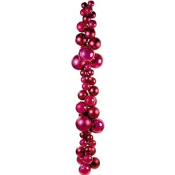DecoWoerner Bolas De Navidad>Bolas De Navidad Brillantes De Color Baya, De Plástico Ignífugo, 10 Cm Ø - 6 Unidades.