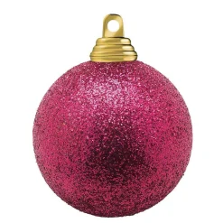 DecoWoerner Bolas De Navidad>Bolas De Navidad Con Purpurina En Baya, 6 Cm Ø - 6 Piezas