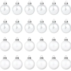 DecoWoerner Bolas De Navidad>Bolas De Navidad De Cristal 6 Cm Ø - 24 Piezas