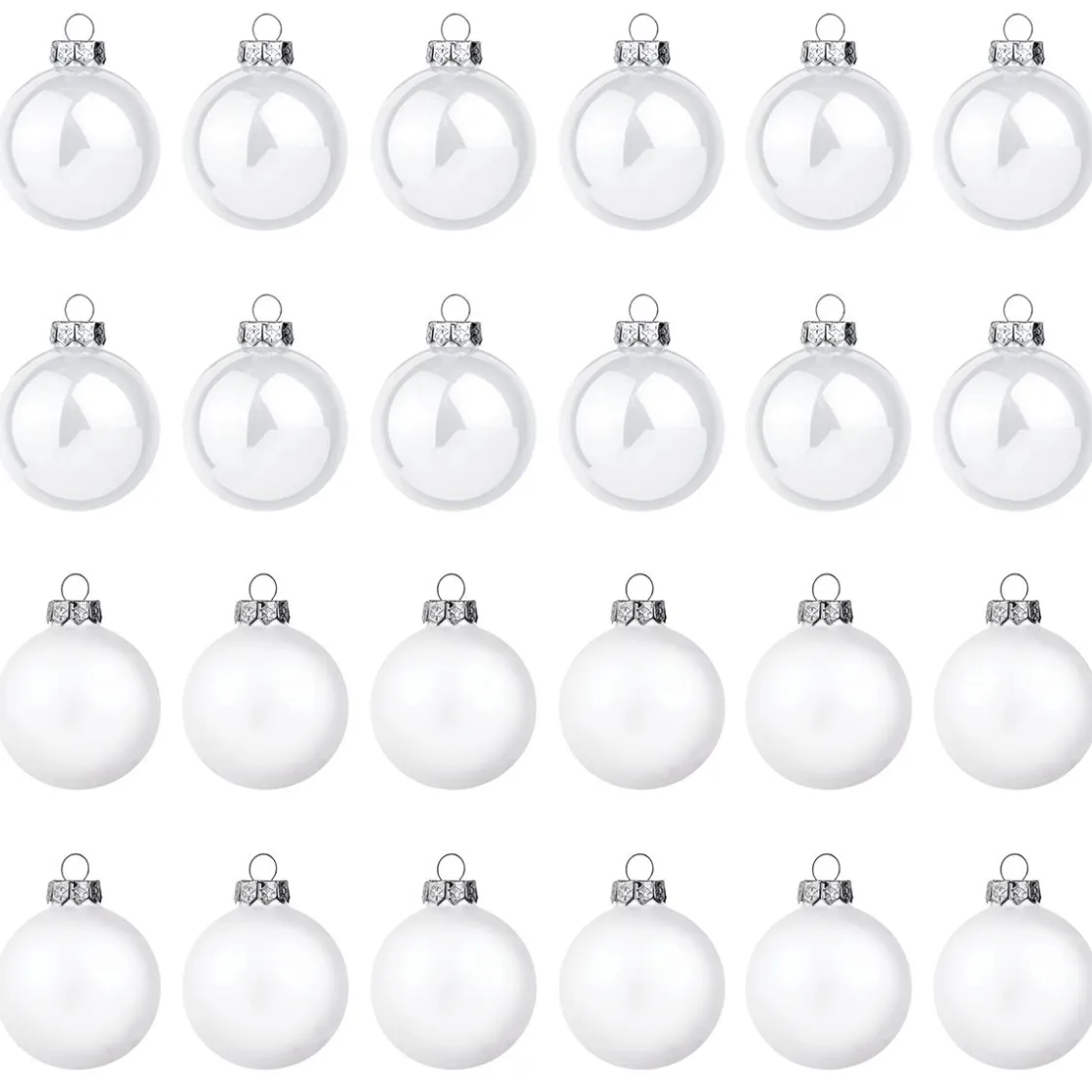 DecoWoerner Bolas De Navidad>Bolas De Navidad De Cristal 6 Cm Ø - 24 Piezas