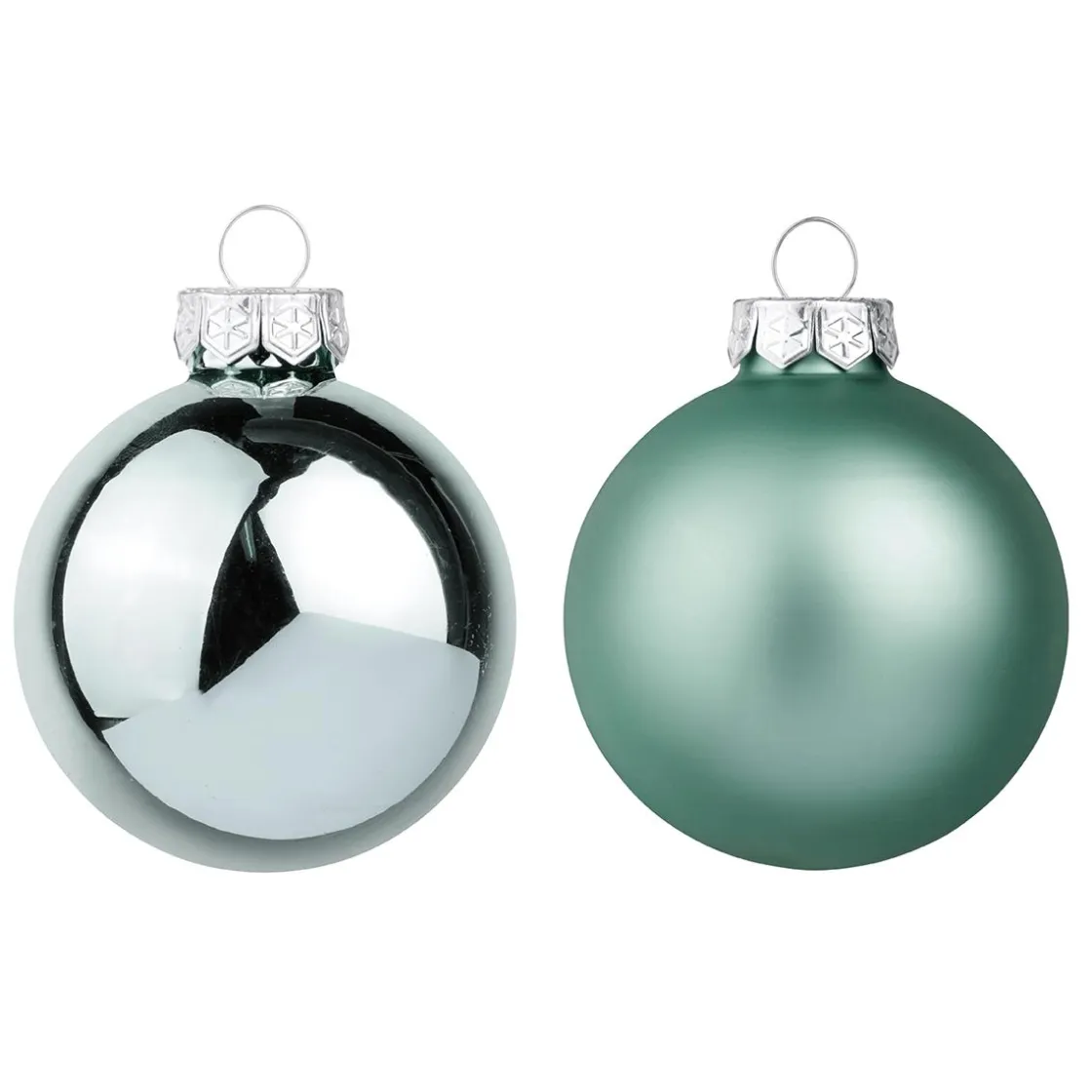 DecoWoerner Bolas De Navidad>Bolas De Navidad De Cristal Plateado 6 Cm Ø - 24 Piezas