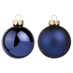 DecoWoerner Bolas De Navidad>Bolas De Navidad De Cristal Noche 8 Cm Ø - 12 Piezas