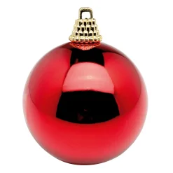 DecoWoerner Bolas De Navidad>Bolas De Navidad De Plástico Brillante, 6 Cm Ø - 24 Piezas